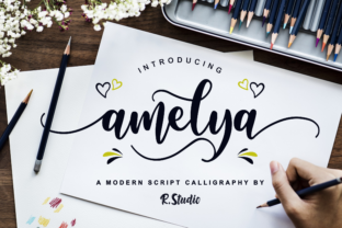 Amelya: A Handwritten Font for Elegant Editorial Design