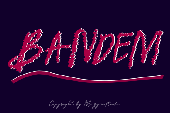 Bandem Font: Bold Handwritten Type for Editorial Design