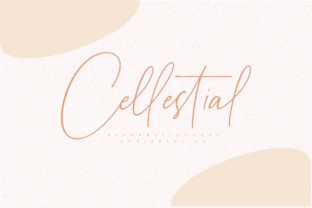 Cellestial Font: A Light Handwritten Typeface for Makers