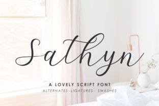 Discover the Elegance of Sathyn: A Modern Handwritten Font