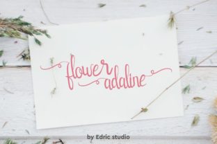 Elevate Your Editorial Design with Flower Adaline Font