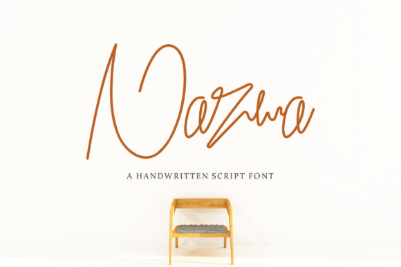 Enhance Your Brand with Nazwa: A Bold Handwritten Font