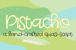 Enhance Your Brand with Pistachio: A Charming Handwritten Font