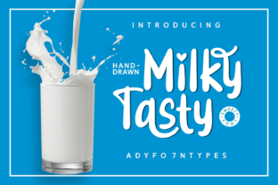 Enhance Your Editorial Design with Milky Tasty Font