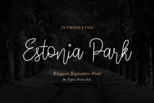 Estonia Park Font: Elevating Campaign Visuals