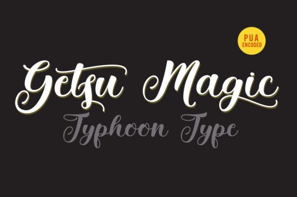 Getsu Magic: A Bold Handwritten Font for Creative Campaigns