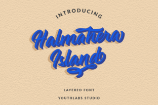 Halmahera Island Font: Vintage Branding for Small Business