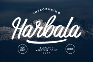 Harbala Font Review: Modern Handwritten Style for Editorial Design