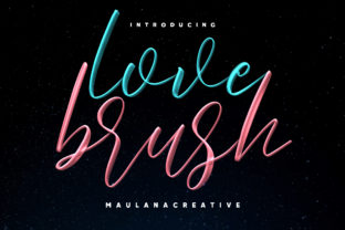Love Brush Font: Bold Handwritten Type for Digital Campaigns