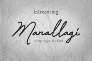 Manallagi Font: Modern Handwritten Style for Makers
