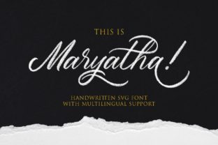 Maryatha Font: Elevating Small Business Branding