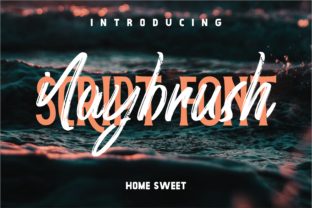 Naybrushy Font Review: Bold Handwritten Style for Branding