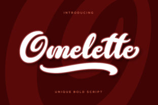 Omelette Font: A Handwritten Typeface for Authentic Branding