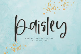 Paisley Font: Organic Handwritten Style for Business