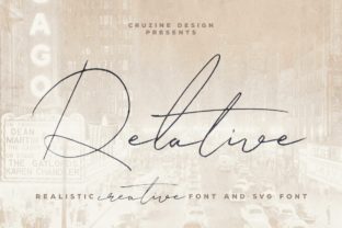 Relative Font: A Handwritten Typeface for Makers