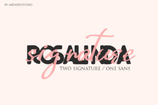 Rosalinda Trio Font for Editorial Design and Publishing