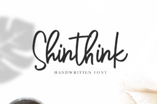 Shinthink: A Handwritten Font for Editorial Elegance