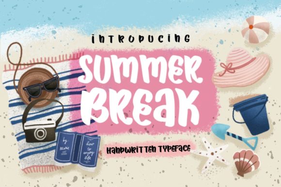 Summer Break: A Whimsical Handwritten Font for Crafters