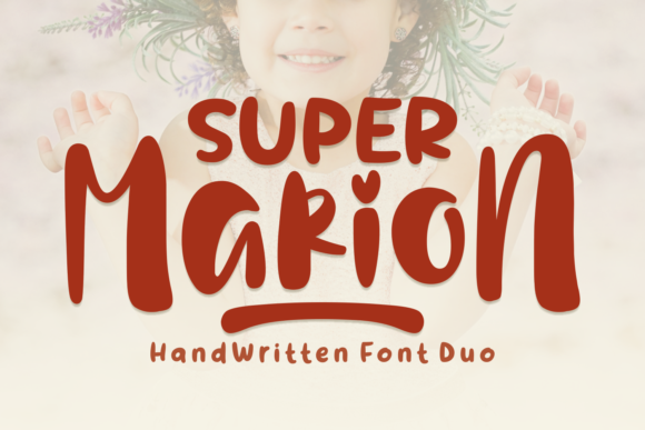Super Marion Duo: A Handwritten Font for Editorial Design