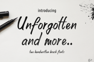 Unforgotten Font: Authentic Handwritten Style for Editorial Design