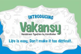 Vakansy: A Playful Font for Charming Branding
